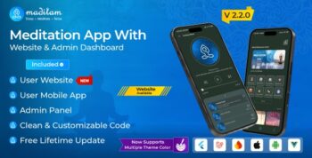 Maditam: Best Meditation App with web admin | Daily Meditations App | Music app with web admin 2.2.1
