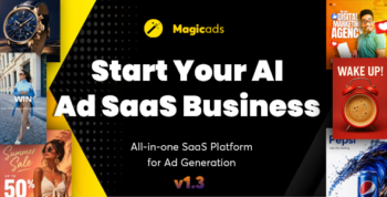 MagicAds – AI Ad Generation All-in-One SaaS Platform | Image, Video & Ad Copy Generator [Extended Version]