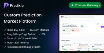 Predixio - Prediction Market Platform with Ranking and Referral System