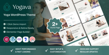 Yogava - Yoga Fitness WordPress