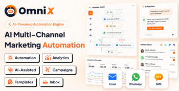 OmniX - AI Email Marketing, CRM, WhatsApp, SMS & Campaign Automation SaaS | Node.js