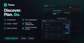 Trovo — AI Travel Itinerary Planner & Tour Marketplace SaaS (Next.js, Stripe, Admin)